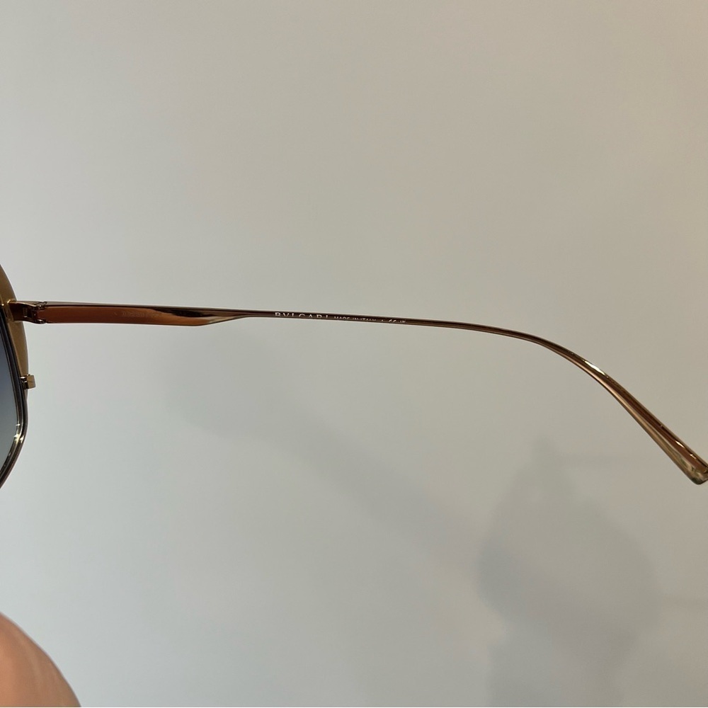 BVLGARI Black Round Sunglasses - Picture 7 of 9